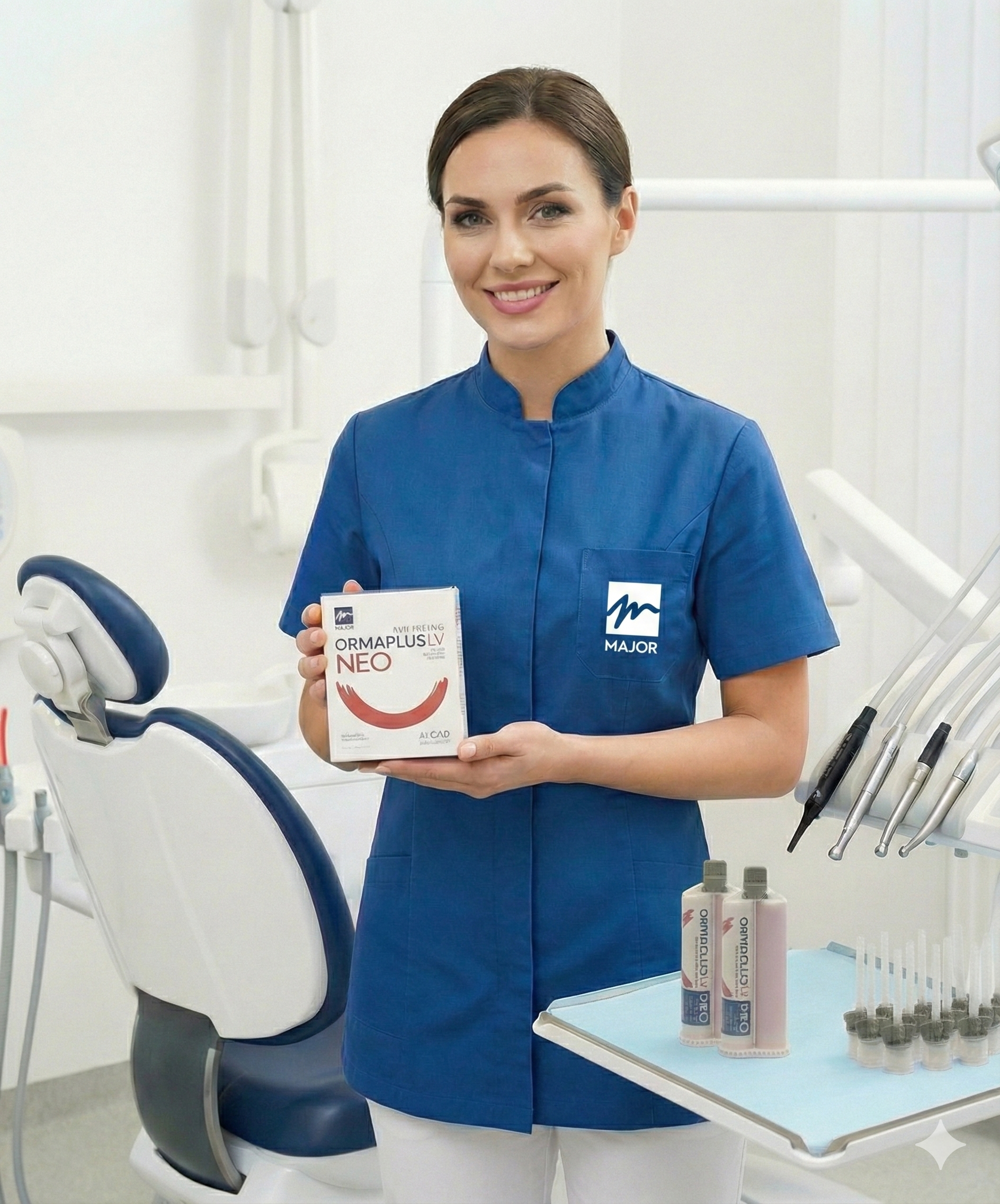Dentist using Ormaplus Neo